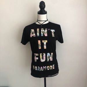Paramore floral ain’t it fun t-shirt